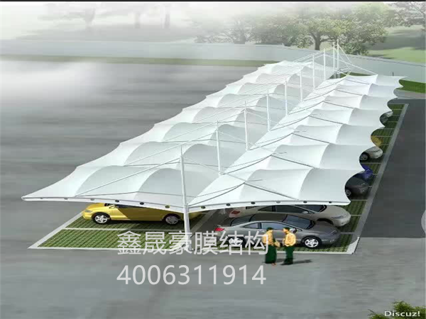 膜構造車棚