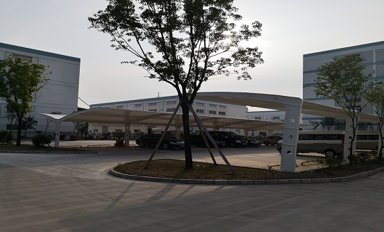 膜結(jié)構(gòu)車棚室外遮陽棚