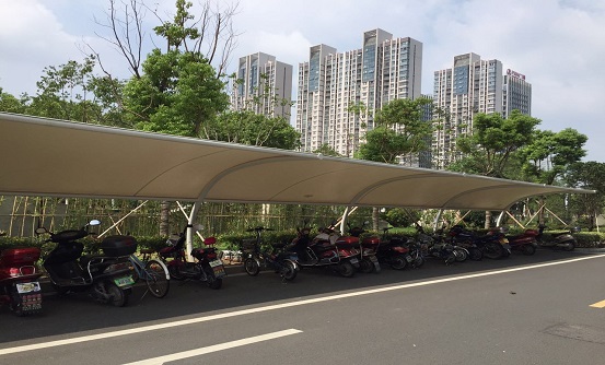膜結(jié)構(gòu)自行車棚停車棚