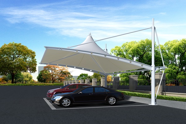 停車棚膜結(jié)構(gòu)_小汽車停車棚