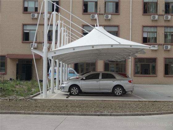 膜結(jié)構(gòu)汽車棚_景觀膜結(jié)構(gòu)車棚