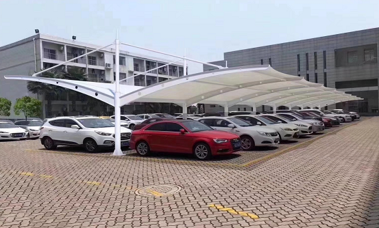 汽車車棚_停車棚圖片效果圖