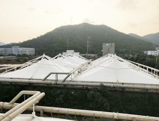 污水池加蓋膜結(jié)構(gòu)_反吊膜結(jié)構(gòu)