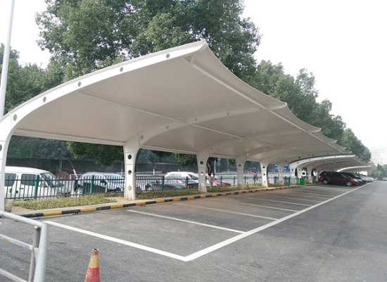 膜結(jié)構(gòu)汽車停車棚_遮陽棚_雨棚