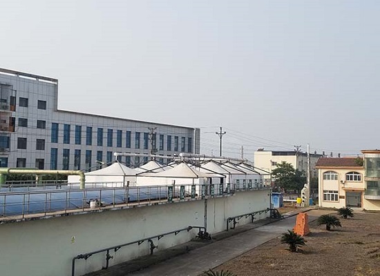 膜結構污水池廢氣收集罩