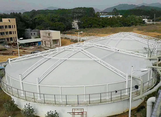 膜結(jié)構(gòu)污水池加蓋集氣罩