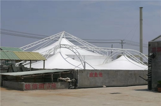 污水池加蓋膜結(jié)構(gòu)_污水池罩