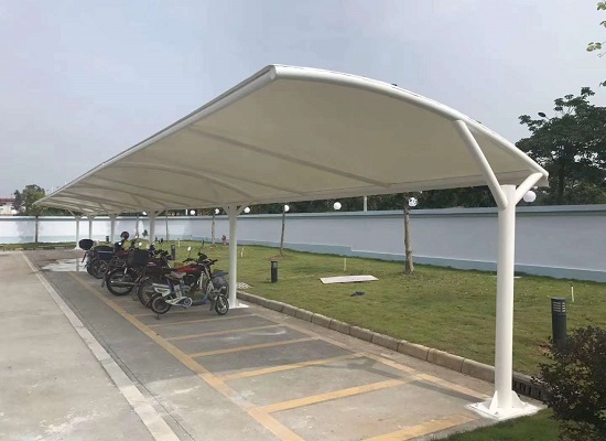 膜結(jié)構(gòu)電動(dòng)車(chē)棚_遮陽(yáng)雨棚