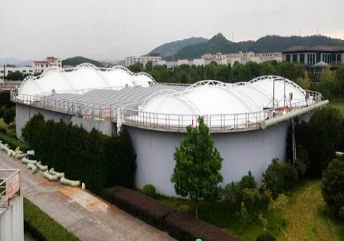 反吊膜污水池密封罩_集氣罩