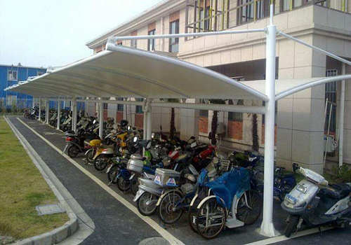 膜結(jié)構(gòu)電動車棚雨棚