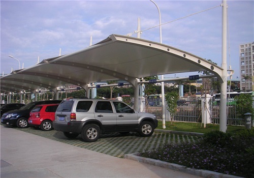 膜結(jié)構(gòu)戶外停車場(chǎng)停車棚雨棚