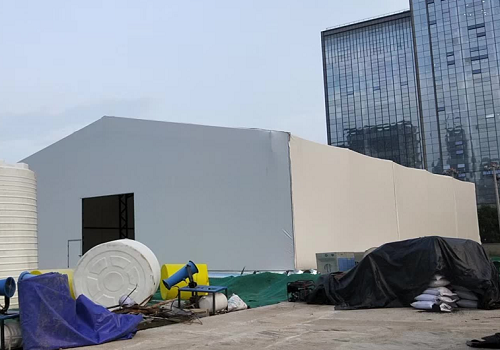 鋼膜結(jié)構(gòu)污染土壤處理密閉大棚