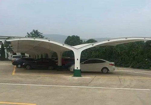 室外露天停車場膜結(jié)構(gòu)停車雨棚
