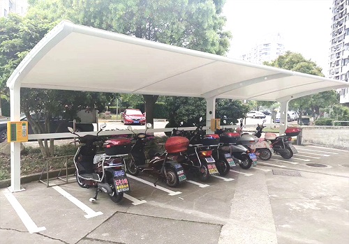 小區(qū)膜結(jié)構(gòu)電動(dòng)車(chē)充電樁雨棚