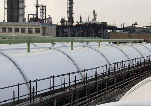 污水池氟碳纖維反吊膜加蓋