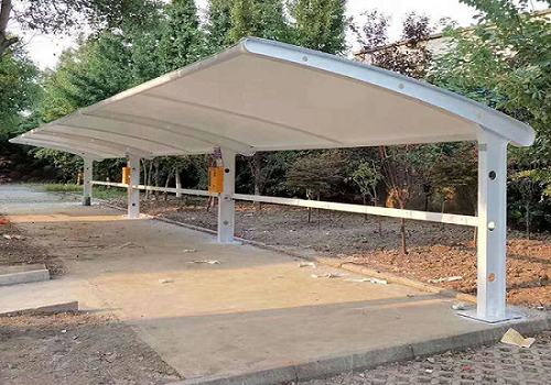 電動車充電樁加裝膜結(jié)構(gòu)雨棚